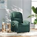 Sillón Reclinable De Masaje Verde Oscuro