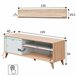 Mueble TV Kiko 1 Estante 1 Puerta Roble/Blanco Blanco
