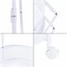 [en.casa] Carrito de cocina Sørreisa plegable con 4 cestas Blanco