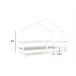 YappyHytte Cama cabina infantil de madera 80x169 Blanco