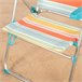 Aktive silla playa plegable aluminio 5 posiciones antivuelco Multicolor