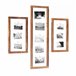 Set de 3 marcos de fotos Muhos pino teñido yute [en.casa] Marron
