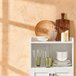Aparador cocina para Microonda con 2 Puertas FSB47-W SoBuy Blanco