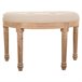 Banqueta de madera Beige