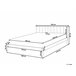 Beliani Cama con somier Madera de pino BARRET 196x209 Marron