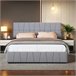 Cama, 4 cajones, cama doble, cama para adolescentes 164x209 Cama, 4 cajones, cama doble, cama para adolescentes 164x209 Gris
