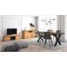 Conjunto Muebles de Salón, Mesa, Aparador, Mueble TV Roble