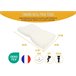 Almohada Ergonómica Cervical DUO con Funda de Bambú Blanco
