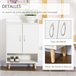 Mueble Zapatero Melamina, Madera HOMCOM 60 Blanco