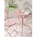 Beliani Conjunto plegable ALBINIA Rosa