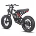 FAFREES F20 Ultra Bicicleta Eléctrica - Motor 750W Negro/ Rojo