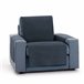 Vipalia Protector Cubre Sofá Sillón Liso. Modelo Chenilla Azul