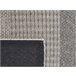 Beliani Alfombra de pelo corto AKKAYA 140x200 Gris Oscuro