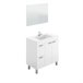 ARKITMOBEL Aktiva Mueble Lavabo 2P+2C + Espejo Blanco