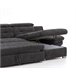 Chaise longue convertible en cama ETERNITY Antracita