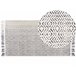 Beliani Alfombra de pelo corto OMERLI 80x150 Blanco
