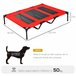 Cama Elevada para Perros Metal y Tela Oxford PawHut Cama Elevada para Perros Metal y Tela Oxford PawHut Rojo