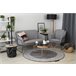 Alfombra HAMPTON Grecos círculo 160x160 Gris