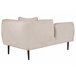 Beliani Chaise longue derecho Bouclé CHEVANNES Beige