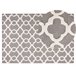 Beliani Alfombra de pelo corto ZILE 140x200 Gris Claro