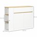Aparador de Cocina Melamina de Madera HOMCOM, hogar - cocina Blanco