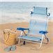 Aktive Pack de 2 sillas de playa plegables y reclinables Blanco/ Azul