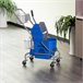 Cubo de Fregona Plástico PP, Metal HOMCOM Azul