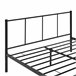 Cama matrimonio Laos con somier - metal Cama matrimonio Laos con somier - metal Negro