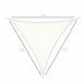 Toldo Vela Triangular Poliéster Outsunny 500x500 Beige