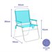 Silla Plegable Azul Claro