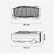 Termoventilador Horizontal  2000W | UNIVERSALBLUE Blanco/ Negro