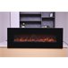 Chimenea eléctrica mural SINED CAMINETTO APRICA negra Negro