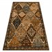 Alfombra de lana OMEGA Torino oriental 200x300 Marron