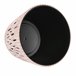 2x Maceta redonda de plastico Sandy Round Marron Claro