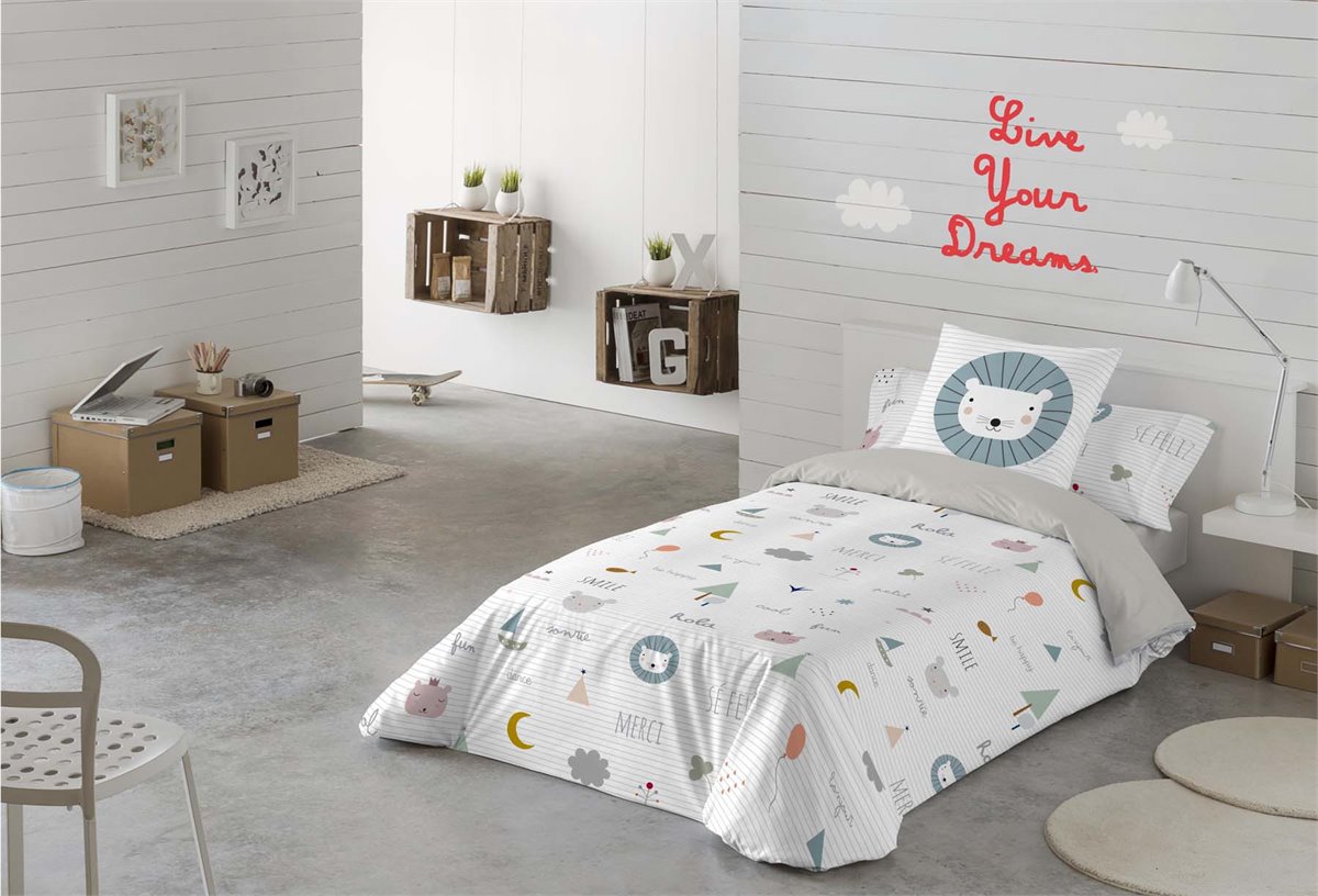 Ropa De Funda Nu00f3rdica Reversible Bailarina Cama 90 Con