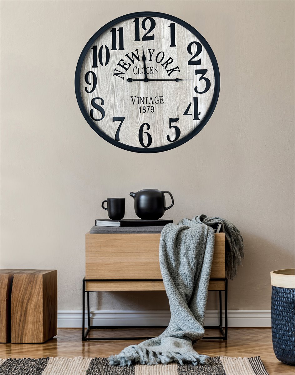 Reloj de pared NEW YORK de 50cm marca Conforama Conforama